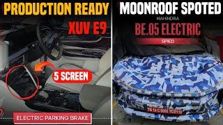 Finally Xuv E9 Features Leaked | BE 05 Production Ready Model Spied | Interior | New Coupe Suv