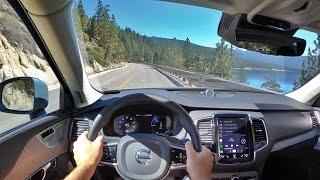 2021 Volvo XC90 Recharge T8 POV Test Drive (3D Audio)(ASMR)