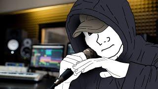 Wojak becomes a rapper