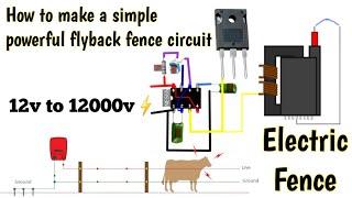 How To Make Electric Fence Circuit | Step-by-Step Guide | Altum Designer