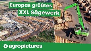 Größtes Sägewerk Europas – Ziegler Group | SENNEBOGEN 735E Pick & Carry Umschlagbagger | Holz Doku