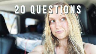 20 Most Asked Questions about LIVING in a 4RUNNER