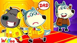 Wolfoo Leaves His Dad to Play with Friends? Daddy Is My Hero | Family Stories | Wolfoo Channel