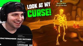 I HELPED A NEW PIRATE GET THE SKELETON CURSE!!