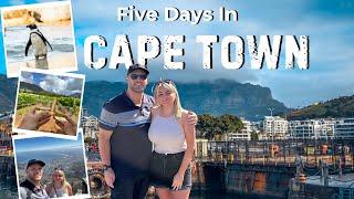 5 Days in Cape Town South Africa | Wine tour, Table mountain & Boulders Beach