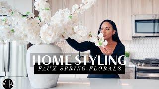 Home Styling - Faux Spring Florals