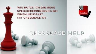 Wie nutze ich die neue Speichererinnerung mit ChessBase 17? - ChessBase Help