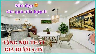 Bán nhà quận 12- Nhà 1 Sẹc Sát Bên Gò Vấp Tặng Full Nội Thất Giá Dưới 4 Tỷ 726