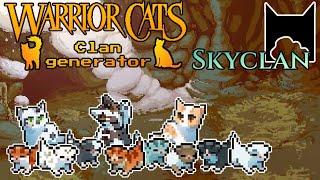 A Gang Of kits Join The Clan!  | Skyclan Warrior Cats Clan Generator #warriorcats #clangen