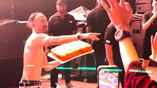 Crazy Music Producer and DJ Steve AOKI Attacks Audience with Cakes | Electronic Music Festival