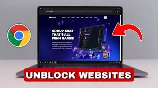 How To UNBLOCK Websites On School Chromebook 2024 | Quick And Easy Tutorial