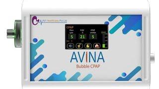 AVI BUBBLE CPAP MACHINE WITH HFNC  AVINA