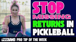 The Secret to Perfect Returns in Pickleball | Pro Player Jill Braverman