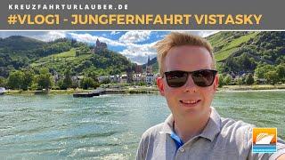 #VLOG1: Jungfernfahrt VistaSky von 1AVista - Köln, Rüdesheim und Frankfurt