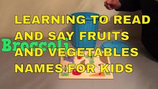 Fruits and Vegetables (Music version) | Learning for children with The Bucket Academy
