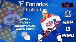 Fanatics Collect Live | Weekly Hockey Auction | Sept 15 2024