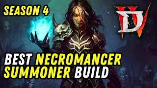 Diablo 4 Season 4 BEST Pure Summoner Necromancer Build