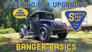 Banger Basics: 1953-56 F100 Steering box Upgrade for Model A Ford