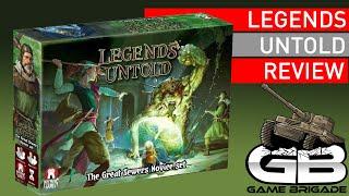  Legends Untold: The Great Sewers Board Game Review - With Game Brigade