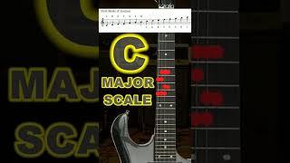  Major Scale Guitar Tab | How to Play Standard C Major Scale on Guitar 