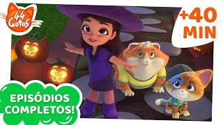 44 Gatos | 40 MINUTOS | Maratona de Halloween  | Episódios completos | Doçura ou travessura?