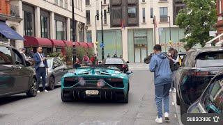 DTX LAMBORGHINI AVENTADOR SVJ *FLAMES, LOUD REVS & CHAOS!!#viral #lamborghini