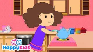 Molly and the Tea Song | Happy Kids | Molly Show