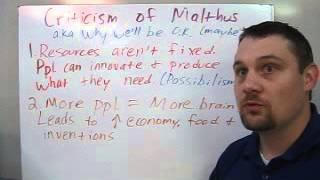AP Human Geo - Overpopulation & Malthus