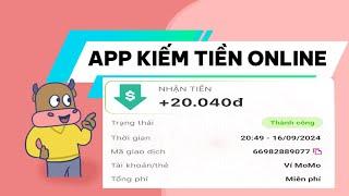 App Mới Chỉ Làm Nhiệm Vụ Nhận Ngay 20k Miễn Phí Về Ví MoMo , ATM | Review App Kiếm Tiền Online 2024