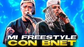 GAZIR reacciona a SU FREESTYLE con BNET en la calle 