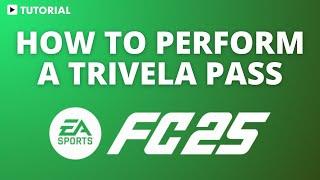 How to do trivela pass in FC 25