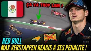 SCANDALE CHEZ RED BULL : MAX VERSTAPPEN RÉAGIT À SA PÉNALITÉ DE 20 SECONDES !