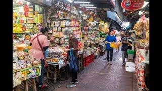 [4K] Walk along Bangkok Chinatown on 4PM discover the vibrant street food and shopping destination