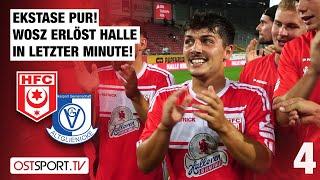 EKSTASE PUR! Wosz erlöst Halle in letzter Minute: HFC - Altglienicke | Regionalliga Nordost