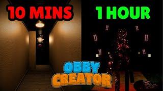 HOW LONG does it take to make a GOOD CHASE SCENE in Obby Creator?