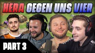 HERA gegen uns Vier (Part 3) | AoE 2