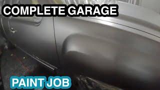 HOW TO PAINT IN A GARAGE AND AVOID ORANGE PEEL