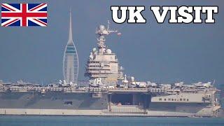 Worlds Biggest Warship visits Portsmouth UK | USS Gerald R Ford