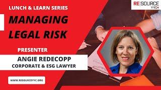 Managing Legal Risk