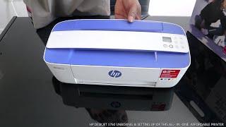 HP DESKJET 3760 UNBOXING & SETTING UP OF THIS ALL- IN - ONE  AFFORDABLE PRINTER