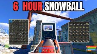 The GREATEST 6 Hour Snowball | Rust Console Movie