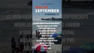 Stellar September Events in #Oceanside #surf #travel