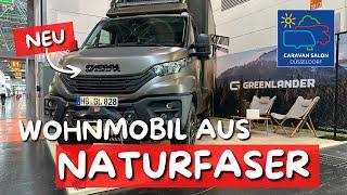 DAS MÜSST IHR SEHEN: Wohnmobil aus Naturfaser ️ Offroad Camper von Greenlander Caravan Salon 2024