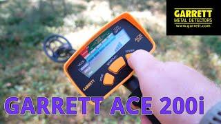 Garrett ACE 200i - краткий обзор и тест глубины на полигоне!