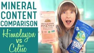 CELTIC SEA SALT vs HIMALAYAN PINK SALT Minerals Comparison + More Differences