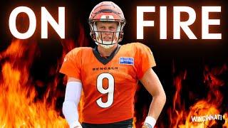 Joe Burrow on fire at Bengals training camp | MVP incoming?