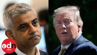 London Mayor Sadiq Khan fires back at US President Donald Trump as feud continues