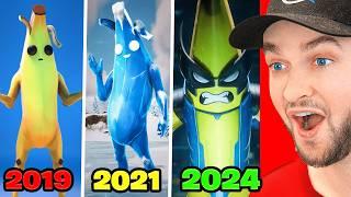 Evolution of Peely in All Fortnite Trailers & Cutscenes!