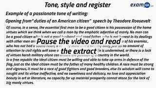 Tone, Style, and Register | GCSE English Language