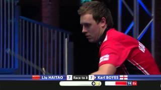 INCREDIBLE MISS! Karl Boyes misses simple 8-ball at PartyPoker World Pool Masters